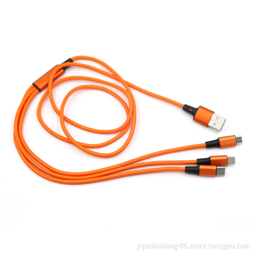 Micro USB Cable, 5V2.4A Nylon Braided Fast Charging Mobile Phone USB Charger Cable for Samsung/xiaomi/LG/Meizu